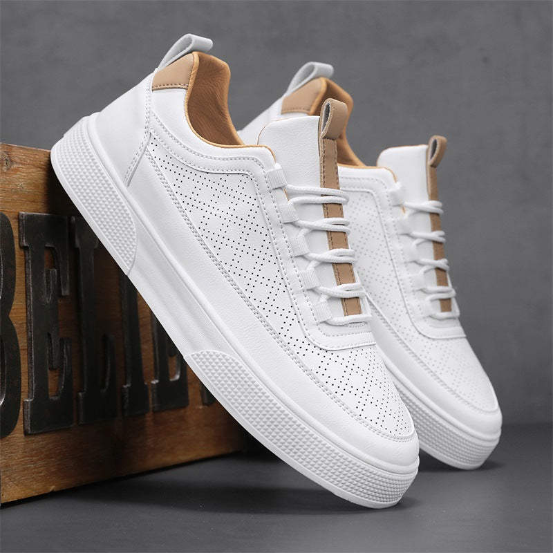 Schlichte weisse Sneaker mit dickem Boden – Bild 12 | LuxeStyle