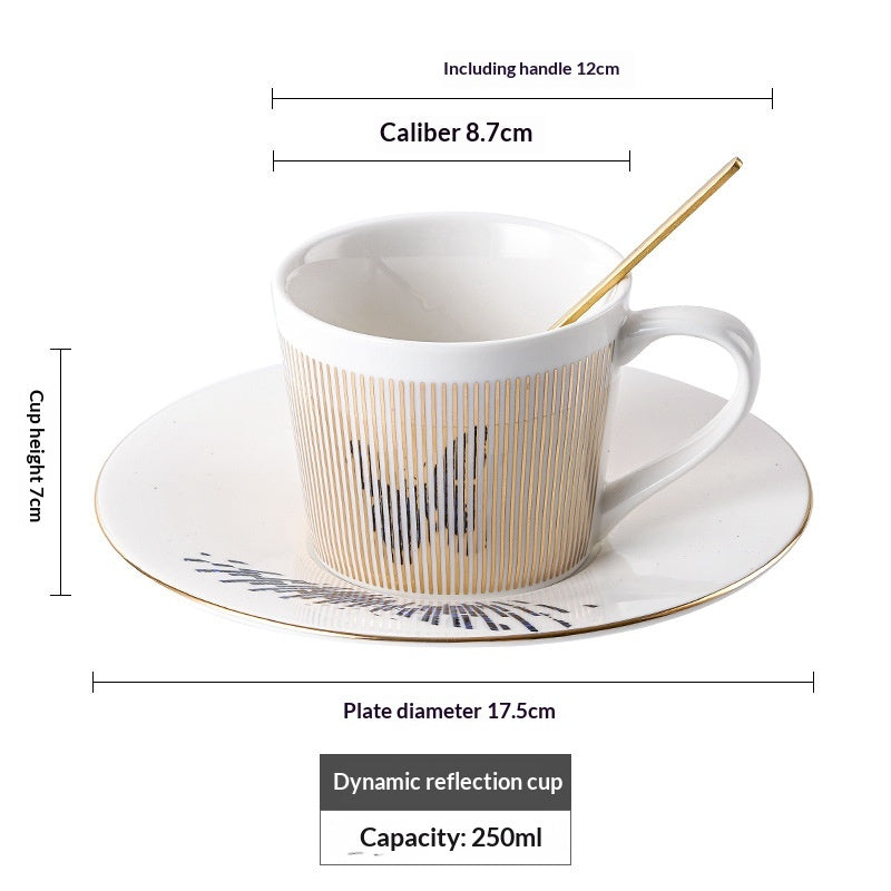 Dynamische Reflexion Keramik-Kaffeetasse