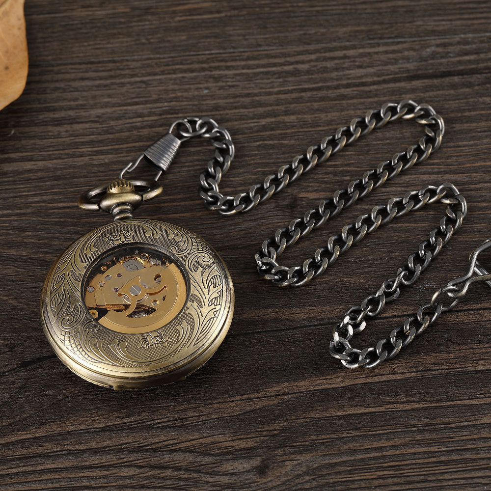 Mechanische Taschenuhr mit Lupe – Ansicht 6