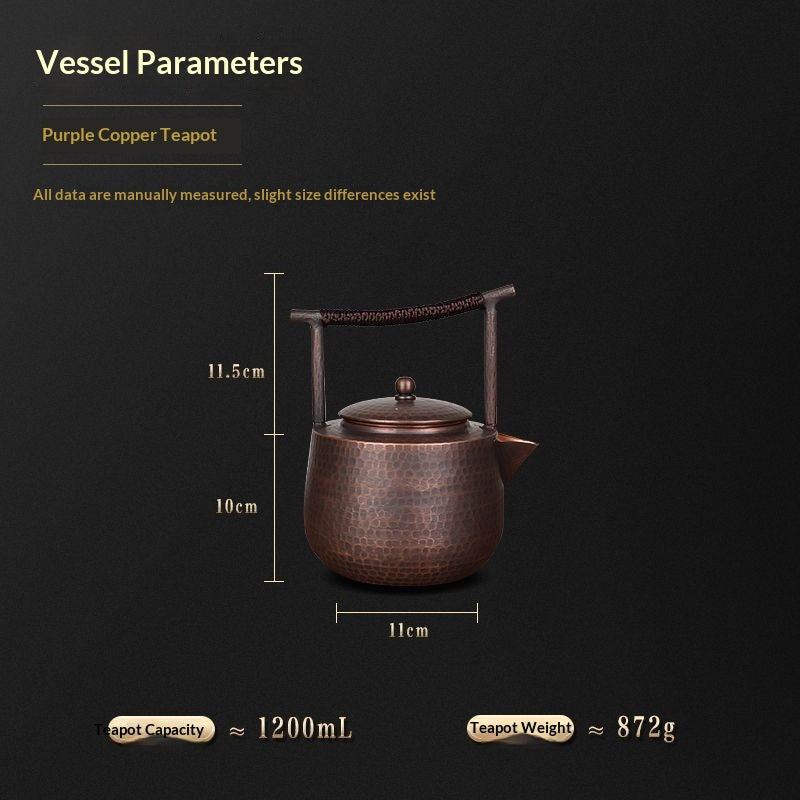Kupfer Wasserkessel 1200 ml