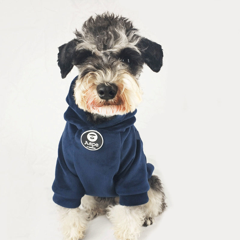 Fleece-Pullover für Hunde – navy – Bild 2 | LuxeStyle