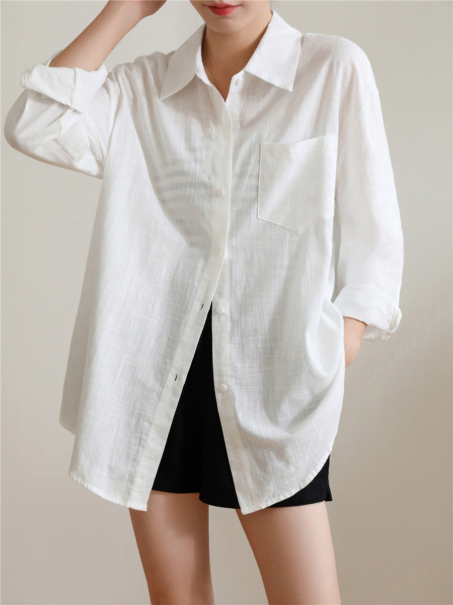 Sonnen-Cardigan aus Baumwoll-Leinen – Bild 8 | LuxeStyle