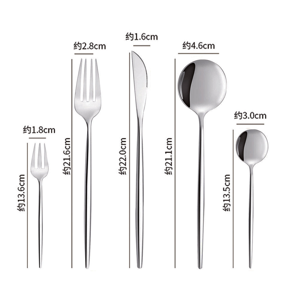 30-teiliges Besteckset mit Ständer – Ansicht 6