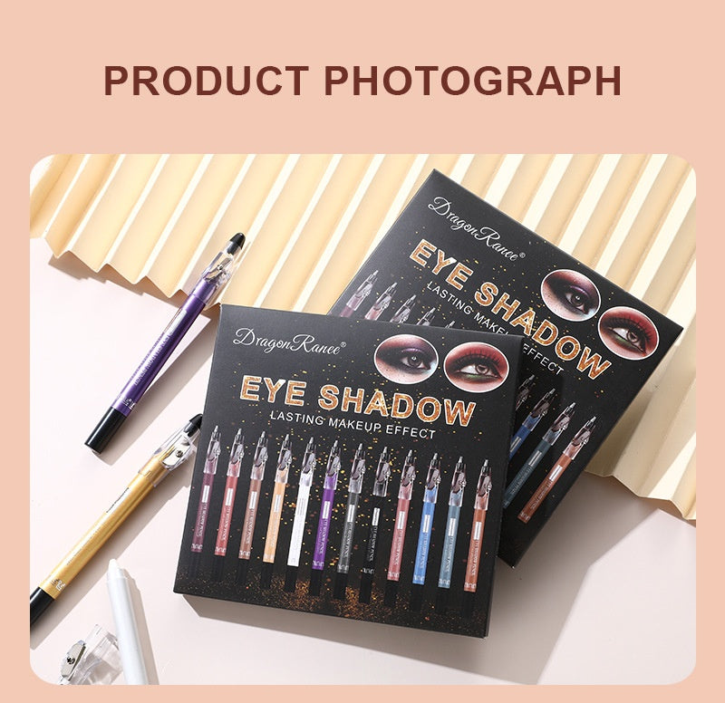 12‑Farben‑Eye‑Shadow‑Stift‑Set · 12 Stück – Bild 6 | LuxeStyle