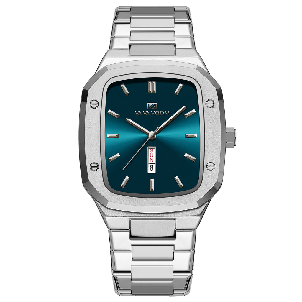 Business Armbanduhr mit Dual-Datum und Stahlband – Bild 7 | LuxeStyle