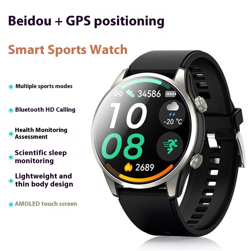 Intelligente Outdoor-Sportuhr mit GPS