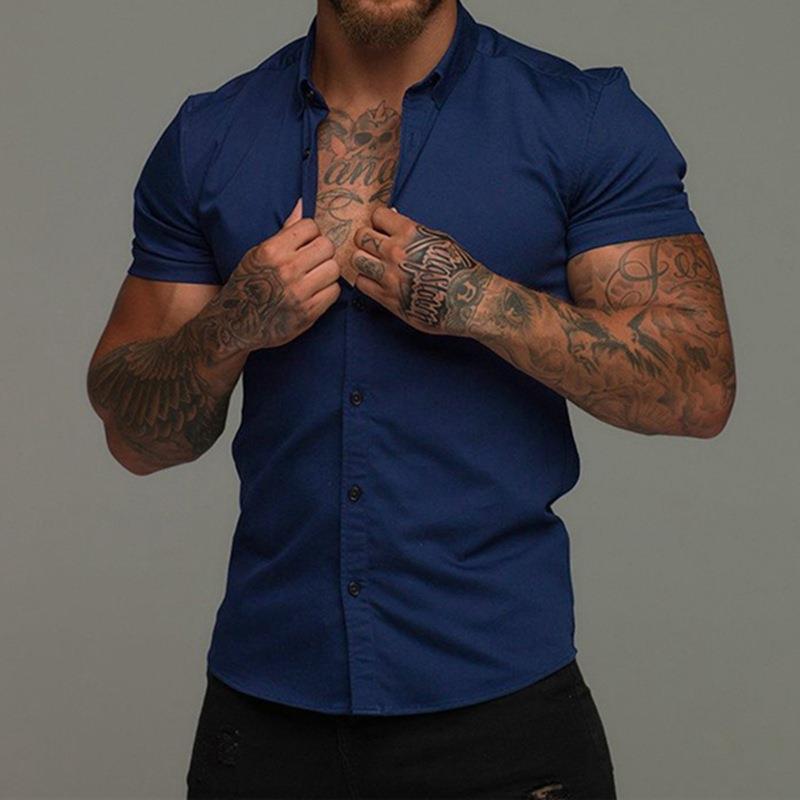 Herren Fitness-Shirt Kurzarm | LuxeStyle