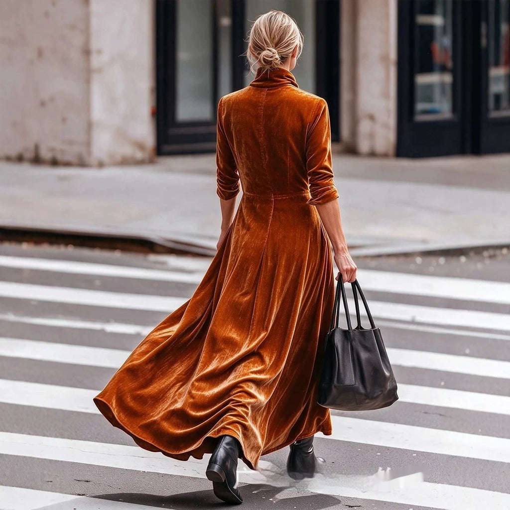 Tailliertes Bodycon-Kleid mit Knöpfen – Bild 5 | LuxeStyle