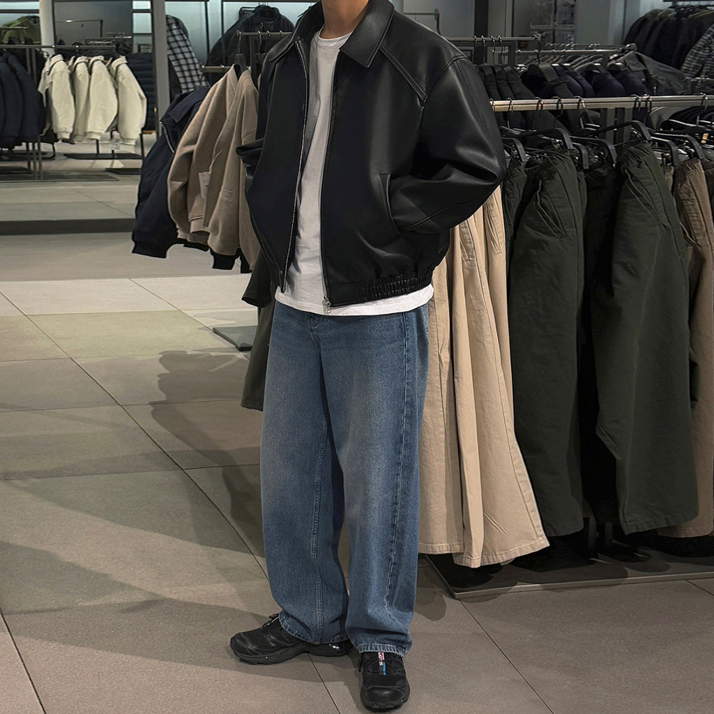 Lässige Jacke mit Reverskragen