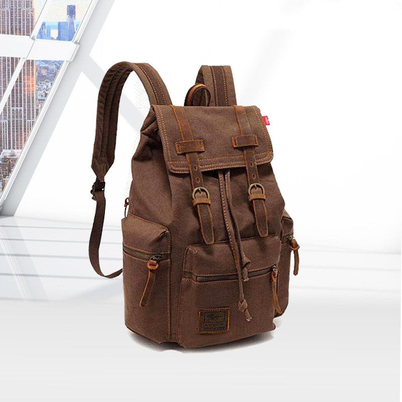Vintage Rucksack mit grossem Fassungsvermögen – Bild 5 | LuxeStyle