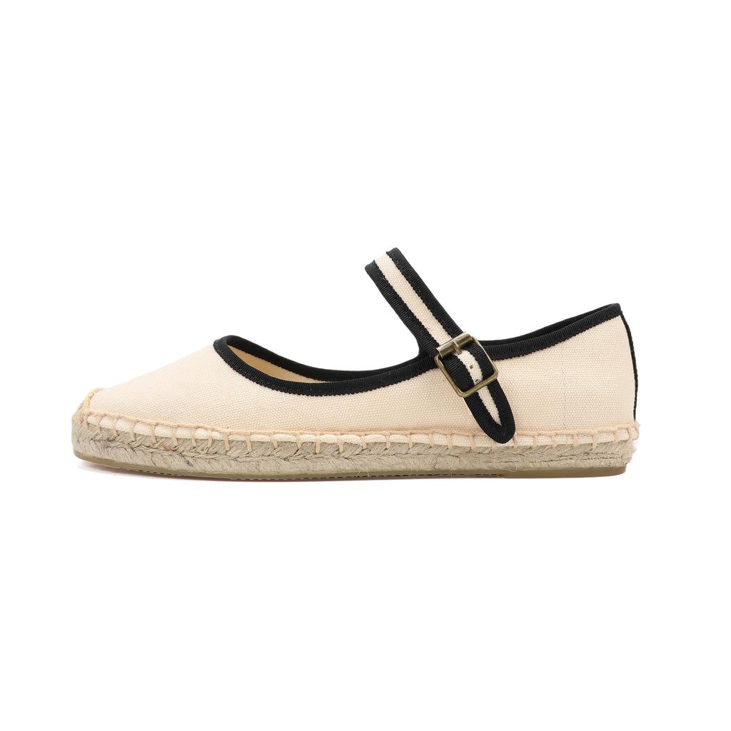 Bequeme Canvas Mary Jane Flats
