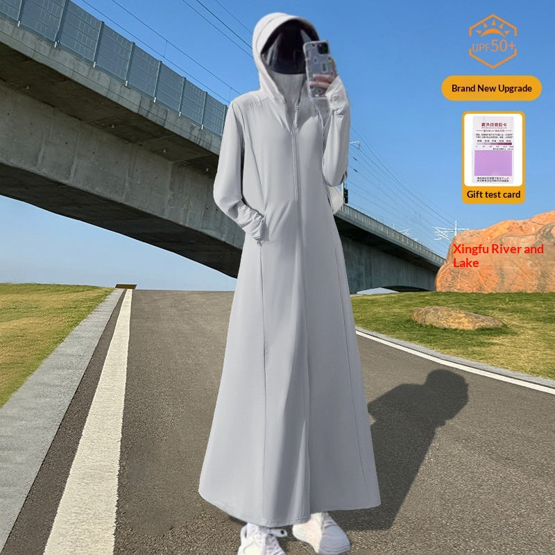 UV-Schutz Sommerkleid mit Taillenbetonung