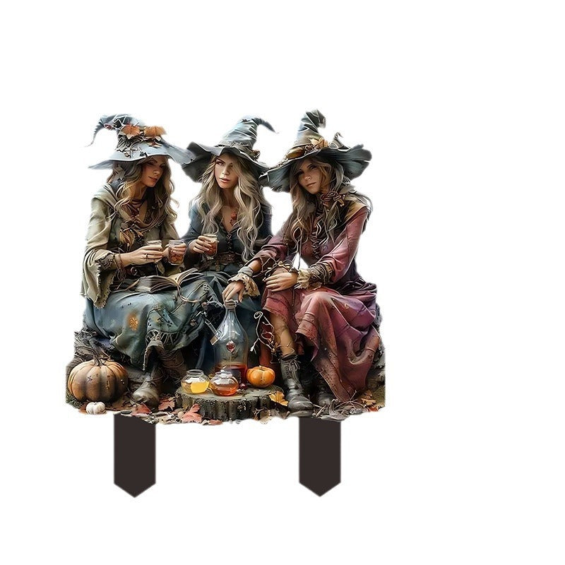 Drei Hexen Anhänger aus Acryl – Bild 3 | LuxeStyle