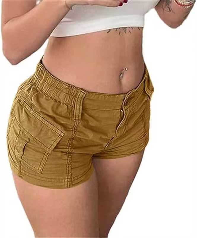 Elegante Cargo Denim Shorts für Damen