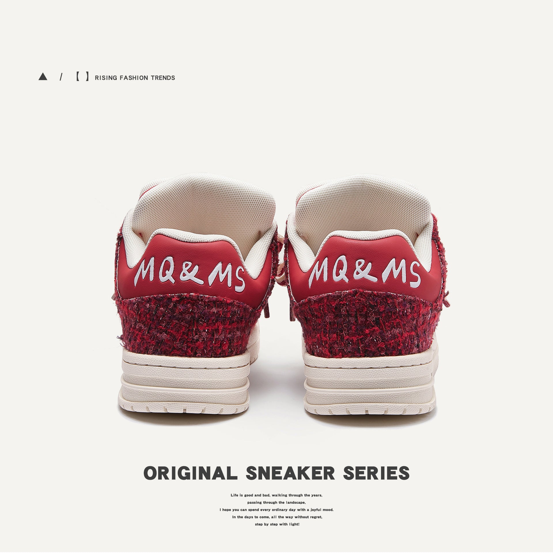 Kreative bedruckte All-Match Flach-Sneaker