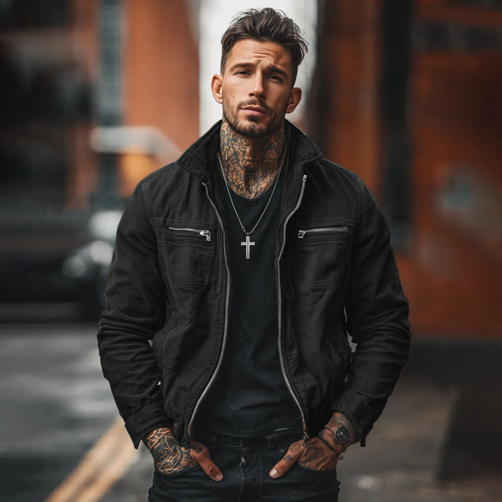 Retro-Style Herrenjacke Herbst/Winter