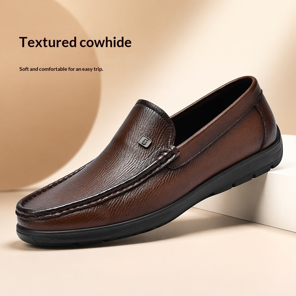 Leder-Slipper