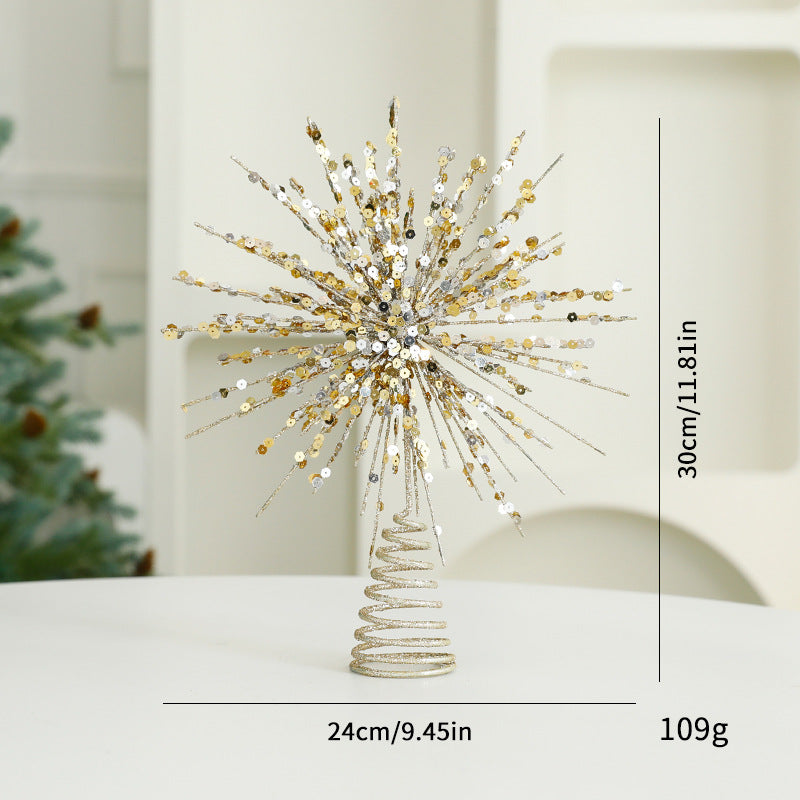 Weihnachtsdeko Stern Champagnergold – Bild 4 | LuxeStyle
