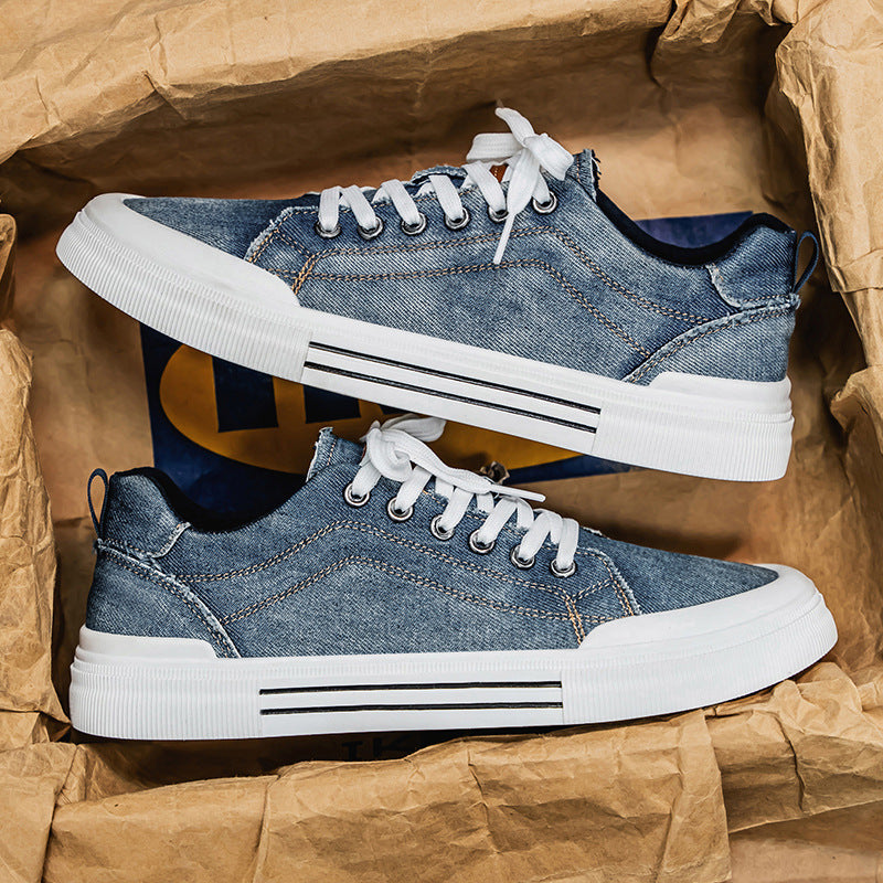 Denim Low-Top Sneakers für Herren