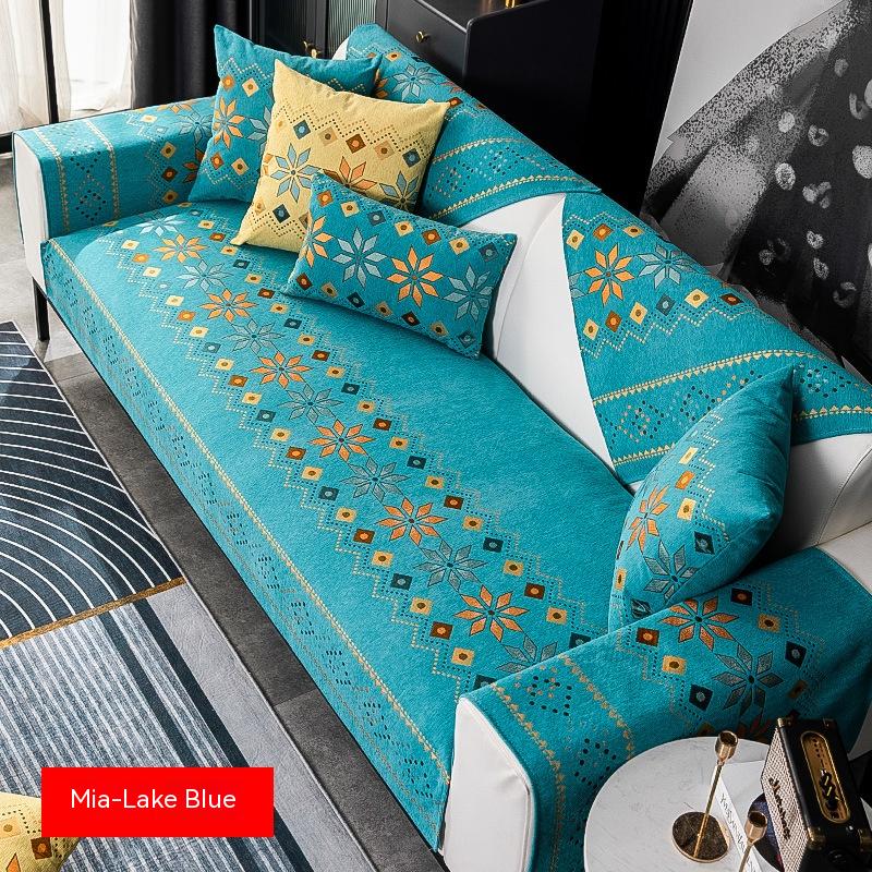 Chenille Sofakissenbezug im Bohème-Stil – Bild 14 | LuxeStyle
