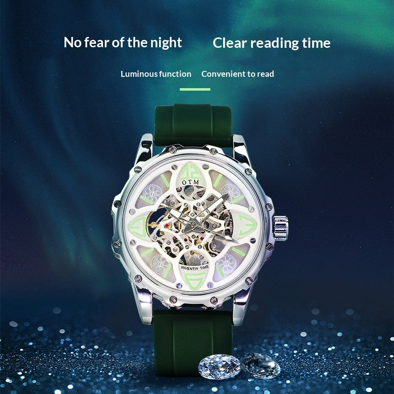 Wasserdichte Mechanische Herrenuhr – Ansicht 6