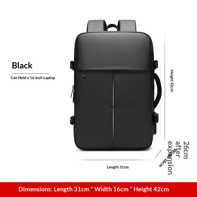 Grosser verstellbarer Laptop-Rucksack mit Reisetasche