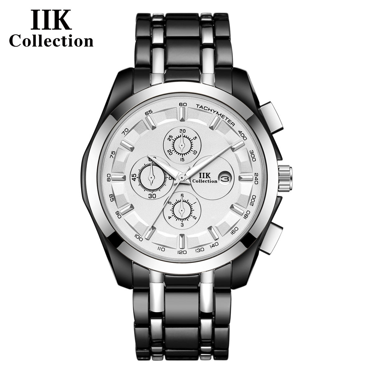 Luminöse Herrenquarzuhren mit Alloy-Armband