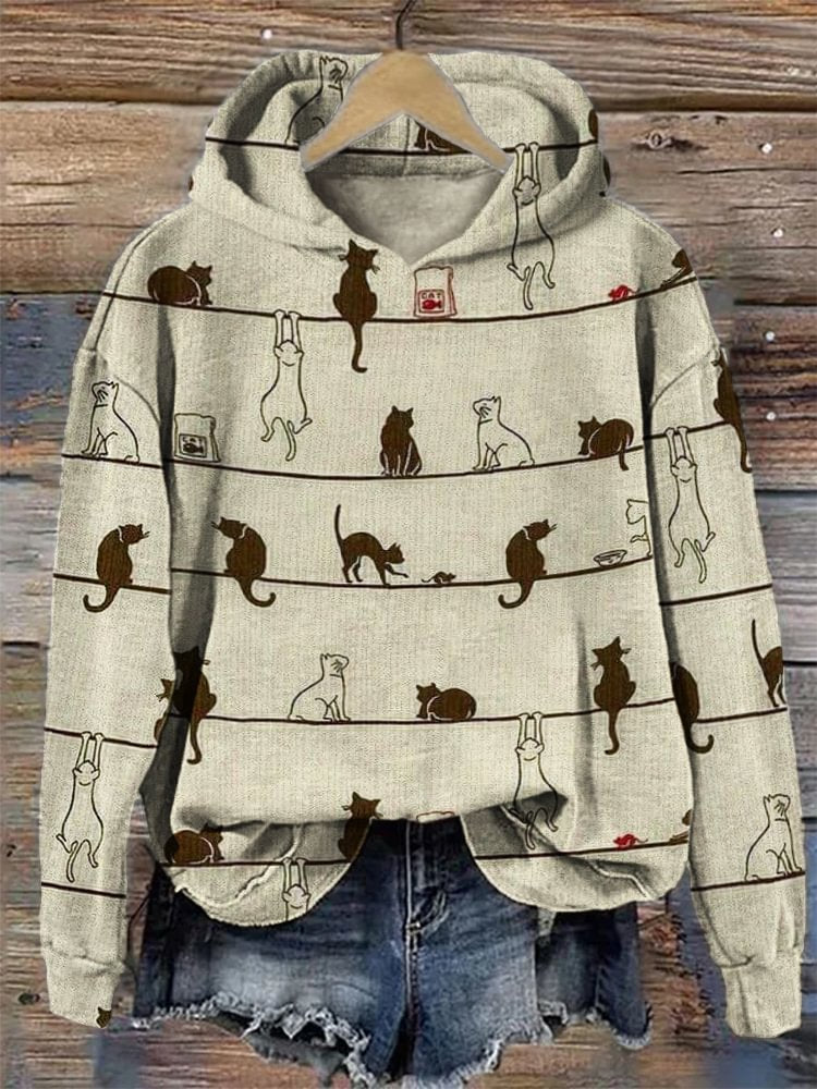 Casual Jacke mit Kirschblüten-Print