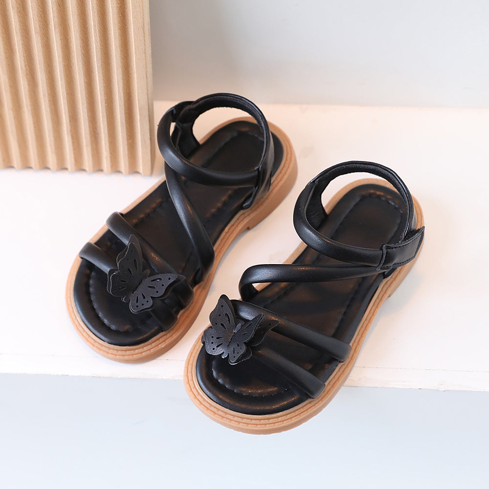 Weiche Rindflechtlaschensohle Sandalen