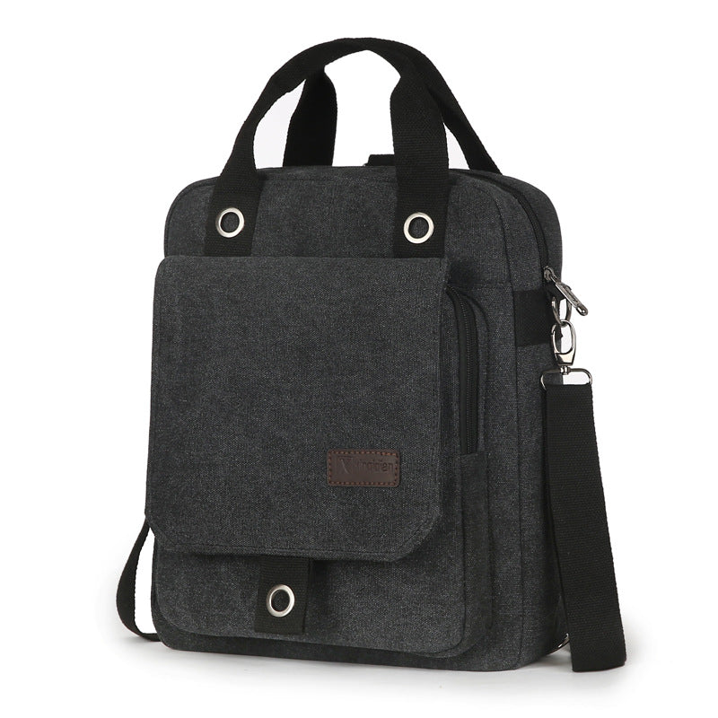 Trendiger Canvas-Laptop-Rucksack – Bild 5 | LuxeStyle