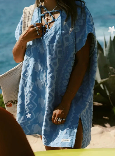 Floral Strandkleid