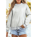 Unifarbenes Crewneck Sweatshirt im Relaxed Fit