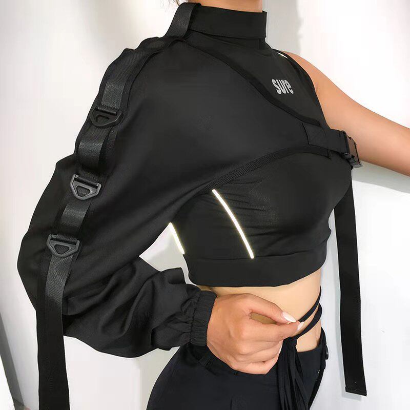 Langarmshirt mit Rucksack-Schnalle