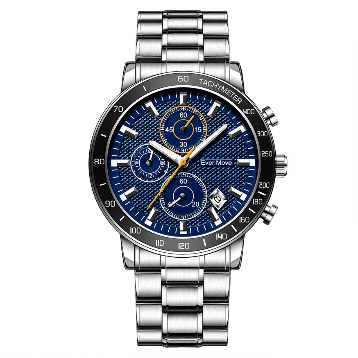 Wasserdichte Leucht-Armbanduhr aus Stahl