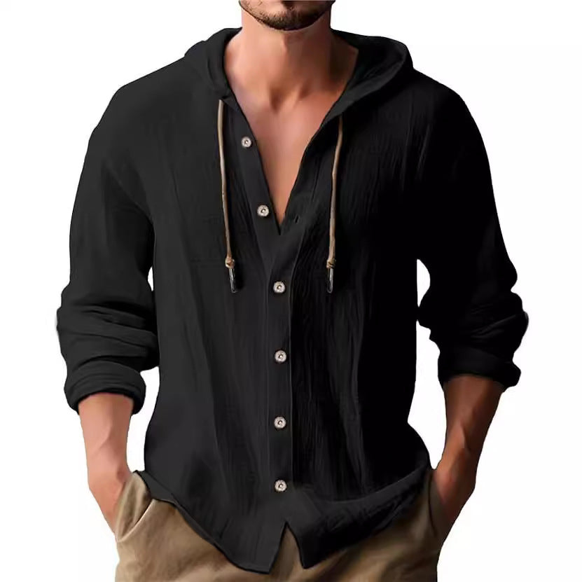 Langärmliges Herren-T-Shirt – Bild 7 | LuxeStyle
