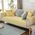 Gestepptes Sofa-Kissen aus Baumwolle – Bild 2 | LuxeStyle