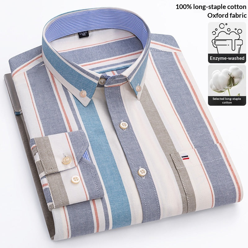 Plaid-Oxford-Hemd für Herren – Bild 7 | LuxeStyle