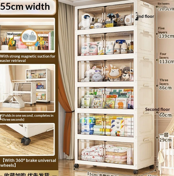 Mehrschichtiger Aufbewahrungs-Schrank