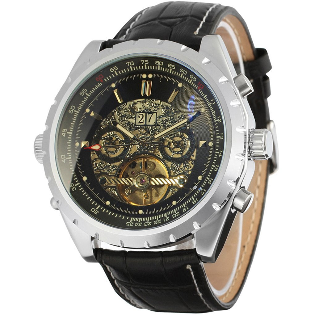 Mechanische Herrenarmbanduhr im Casual-Stil – Bild 4 | LuxeStyle