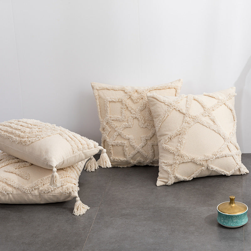 Boho Kissenbezug mit Fransen – Bild 2 | LuxeStyle