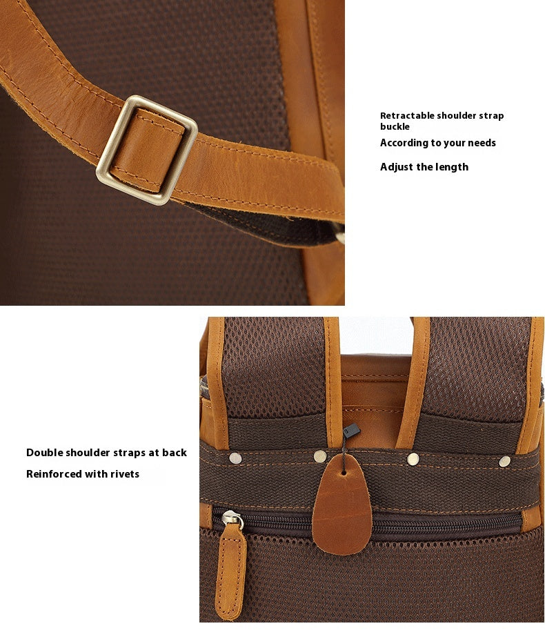 Leder-Rucksack für Freizeit und Reisen – Bild 11 | LuxeStyle
