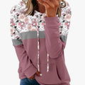 Farbblock-Hoodie für Damen