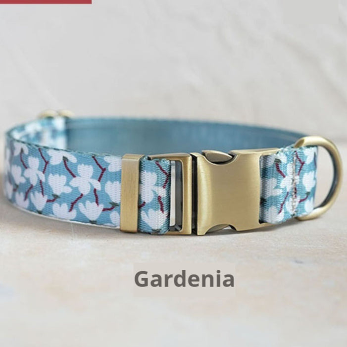 Halsband für Hunde mit Jasmin-Print – Bild 3 | LuxeStyle
