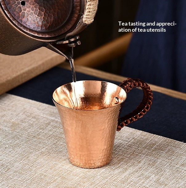 Kupferbecher mit Hammerschlag-Textur – Bild 3 | LuxeStyle