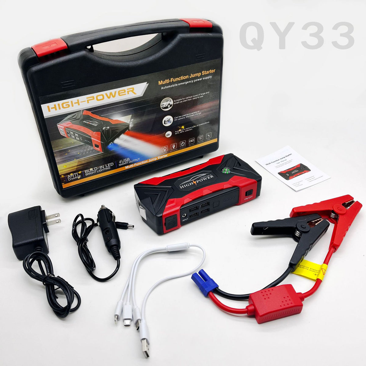 12V Starthilfe Power Bank 500A | LuxeStyle