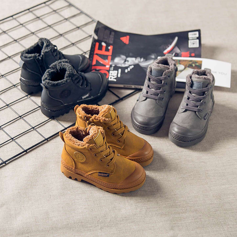 Kinder Winterstiefel aus Baumwolle