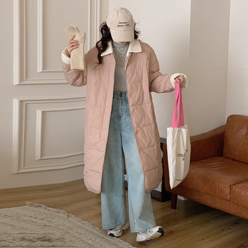 Gefütterter Damen-Mantel im Slim-Fit