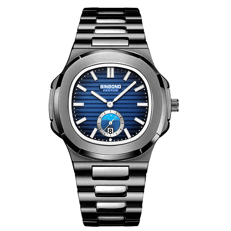 Retro-Stahl-Armbanduhr