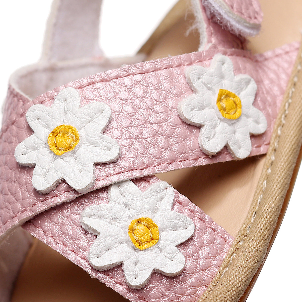 Kinderfloralsandalen mit Querband – Bild 3 | LuxeStyle