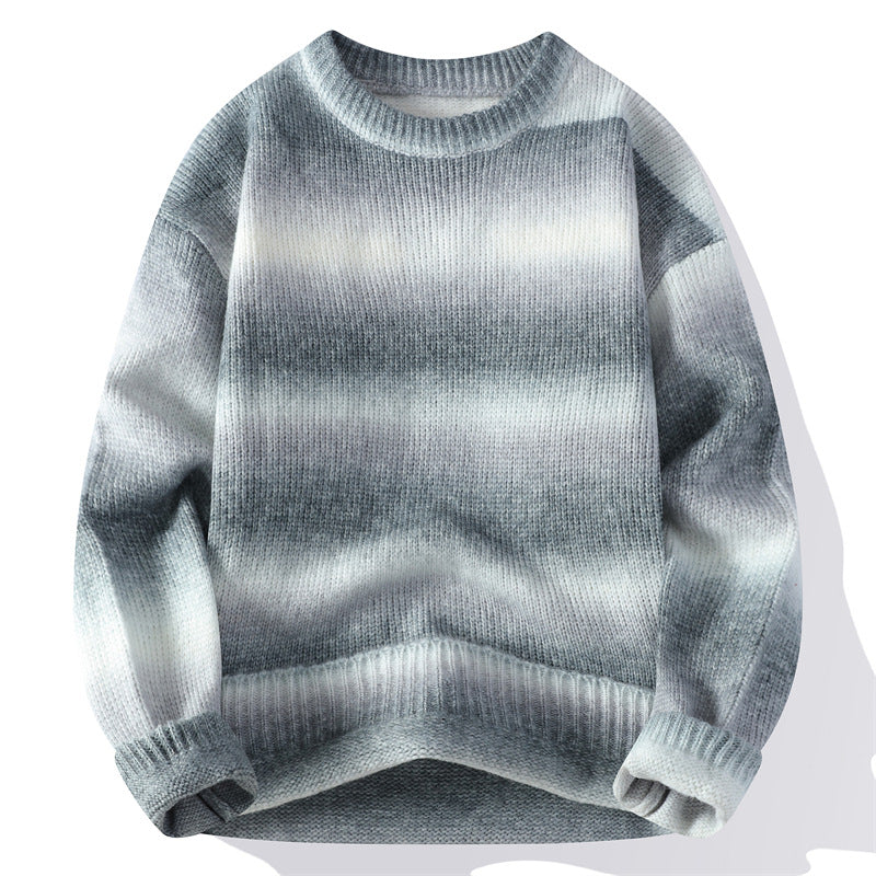 Gradient-Farben Pullover